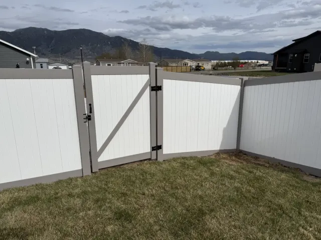 Chesterfield Vinyl Fence Install in Butte, MT by DB Builders