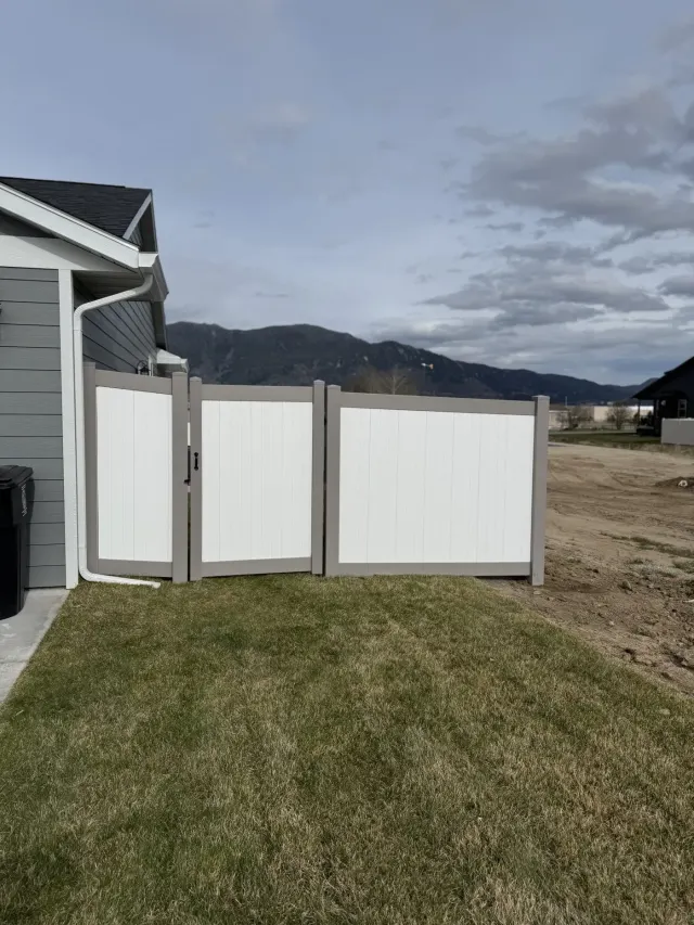 Chesterfield Vinyl Fence Install in Butte, MT by DB Builders