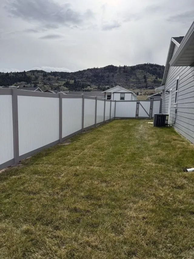 Chesterfield Vinyl Fence Install in Butte, MT by DB Builders