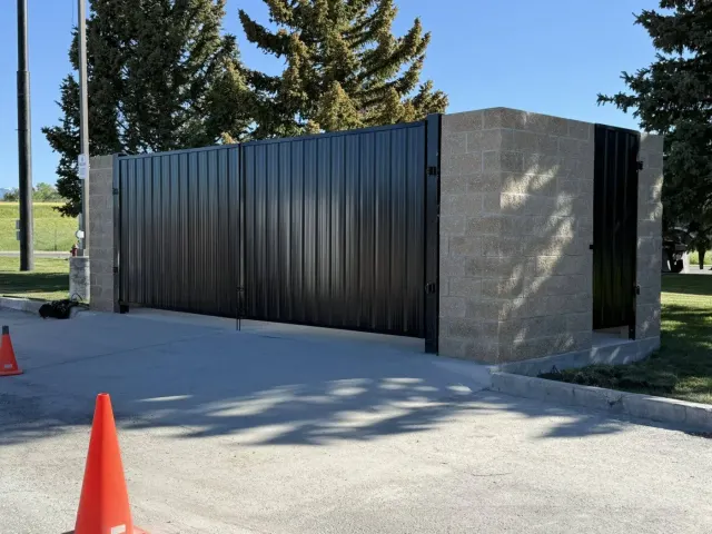 Commercial Garbage Enclosure Build in Dillon, MT by DB Builders
