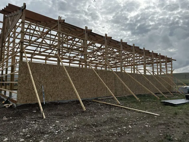 Pole Shed Build in Three Forks, MT by DB Builders